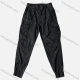 Wholesale Men's Casual Plain Flap Pockets Button Hem Drawstring Cargo Pant 512# Black Clothing Wholesale Market Liuhua