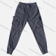Wholesale Men's Casual Plain Flap Pockets Drawstring Cargo Pant 511# Slate Gray Clothing Wholesale Market Liuhua