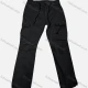Wholesale Men's Casual Plain Flap Pockets Drawstring Cargo Pant 510# Black Clothing Wholesale Market Liuhua