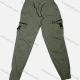 Wholesale Men's Casual Plain Flap Pockets Zip Decor Drawstring Cargo Pant 513# Camouflage Green Clothing Wholesale Market Liuhua