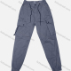 Wholesale Men's Casual Plain Flap Pockets Zip Decor Drawstring Cargo Pant 508# Slate Gray Wholesale Clothing Market & Suppliers -LIUHUAMALL