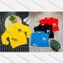 Wholesale Boy's Comfy Long Sleeve Letter Print Button Elastic Polo Shirt preview