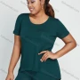 Wholesale Women's Daily Short Sleeve Round Neck T-shirt 2 Piece Set preview