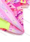 Wholesale Girls Allover Print Halter Neck Ruffle Layered Hem Backless Two-Piece Swimsuit Set - Liuhuamall