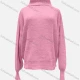 Wholesale Women's Casual Turtleneck Extra Long Sleeve Plain Rib Knit Sweater F2383# 524 Clothing Wholesale Market Liuhua