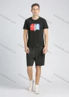 Wholesale Men's Cotton Round Neck Short Sleeve Graphic T-Shirt - Liuhuamall