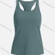 Wholesale Women's Sporty Plain Breathable Mesh Quick Dry Workout Yoga Tank Top Green Clothing Wholesale Market Liuhua