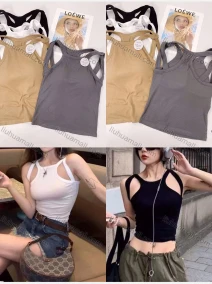 Wholesale Women's Sexy Plain Crop Cami Top, LIUHUA CLOTHING WHOLESALE