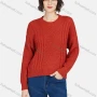 Wholesale Women's Casual Plain Round Neck Long Sleeve Sweater preview