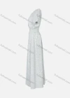 Wholesale Women's Casual Short Sleeve Wrap V Neck Floral Print Shirred Maxi Dress A1625-644832# - Liuhuamall