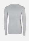 Wholesale Women's Round Neck Long Sleeve Pearl Decor Plain Sweater - Liuhuamall