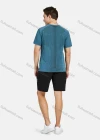 Wholesale Men's Athletic Drawstring Letter Print Zipper Pockets Running Shorts - Liuhuamall