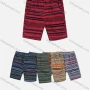 Wholesale Boys Casual Elastic Waist Striped Print Shorts 30501# preview