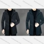 Wholesale Men's Casual Plain Hooded Long Sleeve Button Down Puffer Coat preview