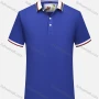 Wholesale Men's Contrast Stripe Trim Short Sleeve Polo Shirt 5803# preview