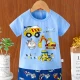 Wholesale Boys Casual Short Sleeve Cartoon Graphic T-shirts&Shorts 2 Piece Homewear Sets Style 1 Clothing Wholesale Market Liuhua