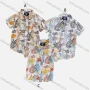 Wholesale Boys' Vacation Collared Short Sleeve Floral Print Shirt preview
