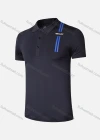 Wholesale Men's 120g Quick Dry Workout Letter Striped Athletic Polo Shirt 902# - Liuhuamall