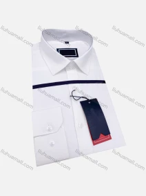 Wholesale Men's Casual Collared Long Sleeve Plain 100%Cotton Shirt, LIUHUA CLOTHING WHOLESALE