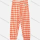 Wholesale Kid's Casual Plaid Slant Pockets Drawstring Sweatpants MB20BKZ367# Orange Clothing Wholesale Market Liuhua