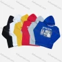 Wholesale Men's Casual Long Sleeve Drawstring Hoodie With Kangaroo Pocket 24# preview