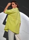Wholesale Women's Short Sleeve Pocket Button Down Plain Casual Shirt AY228# - Liuhuamall