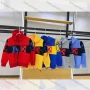 Wholesale Boys Long Sleeves Letter Drawstring Print Graphic Hoodies preview