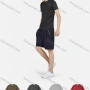 Wholesale Men's Sporty Round Neck Short Sleeve Plain Quick Dry Breathable T-Shirt preview
