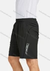 Wholesale Men's Athletic Letter Print Patch Pocket Running Shorts - Liuhuamall