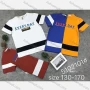 Wholesale Boys Colorblock Round Neck Short Sleeve Letter Graphic Tee preview