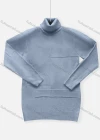 Wholesale Men's Casual Plain Turtleneck Long Sleeve Sweater - Liuhuamall