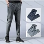 Wholesale Men's Sporty Quick Dry Breathable Zipper Pockets Drawstring Joggers preview