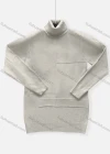 Wholesale Men's Casual Plain Turtleneck Long Sleeve Sweater - Liuhuamall