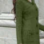 Wholesale Women's Casual Plain Button Front Pocket Cardigan preview
