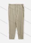 Wholesale Women's Casual Drawstring Pockets Plain Ankle-Tie Pants - Liuhuamall
