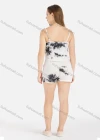 Wholesale Women's Tie Dye Spaghetti Strap Sleepwear 2 Piece Pajama Set - Liuhuamall