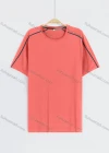Wholesale Men's Sporty Plain Round Neck Short Sleeve Tee - Liuhuamall
