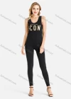 Wholesale Women's Casual High Waist Elastic Lace Panels Cropped Leggings - Liuhuamall