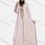 Wholesale Women's Casual Glitter Geometric Graphic Long Sleeve Hooded Maxi Cloak Dress preview