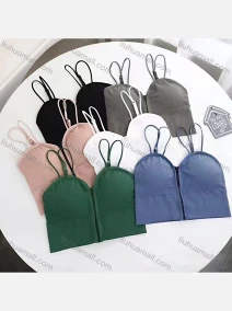 Wholesale Women's Causal Zipper Plain Cami Top, LIUHUA CLOTHING WHOLESALE