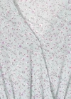 Wholesale Women's Casual Short Sleeve Wrap V Neck Floral Print Shirred Maxi Dress A1625-644832# - Liuhuamall