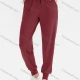 Wholesale Women's Drawstring Sports Casual Dry Fit Breathable Running Jogger Pant Wine Clothing Wholesale Market Liuhua