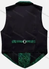 Wholesale Men's Vintage Lapel Single Breasted Embroidered Silky Waistcoat - Liuhuamall