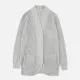 Women's Winter Open Front Duel Pocket Long Sleeve Comfy Cardigan Gray Clothing Wholesale Market -LIUHUA