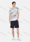 Wholesale Men's Sporty Round Neck Short Sleeve Printed Breathable T-Shirt - Liuhuamall