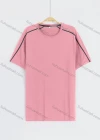Wholesale Men's Sporty Plain Round Neck Short Sleeve Tee - Liuhuamall
