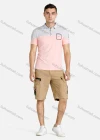 Wholesale Men's Solid Flap Pockets Camo Bermuda Cargo Shorts - Liuhuamall