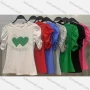 Wholesale Women's Casual Crew Neck Puff Sleeve Heart Print Top preview