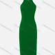 Wholesale Women's Sexy Spaghetti Strap Open Back Cross Straps Plain Bodycon Dress 30# Clothing Wholesale Market Liuhua