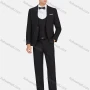 Wholesale Men's Formal Lapel Plain Pockets Blazer & Vest & Pant 3 Pieces Suit Sets preview